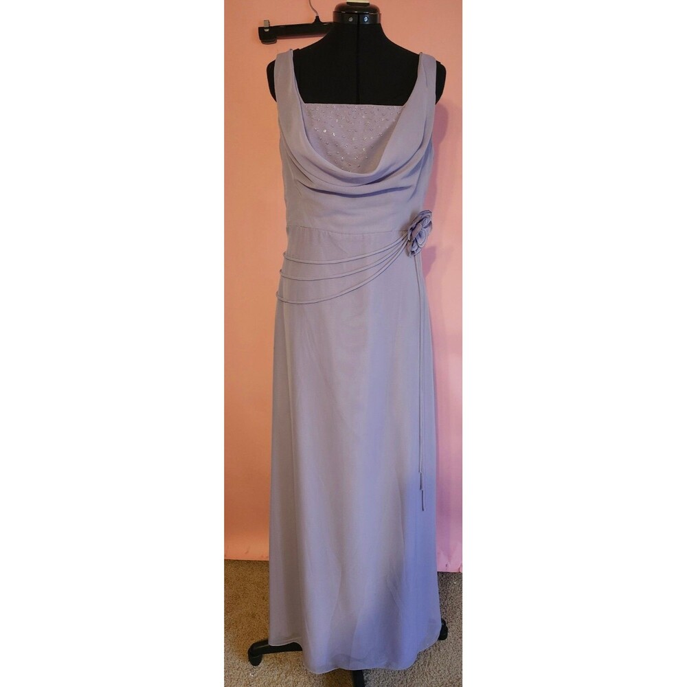Edens Bridal Purple Brides Maid Dress Size 14